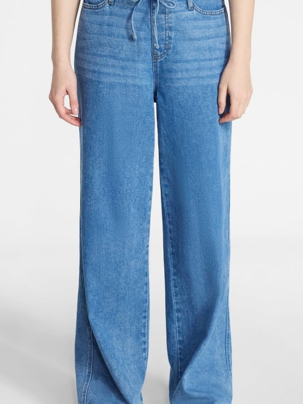 No Boundaries Wide-Leg Jeans in Light Blue